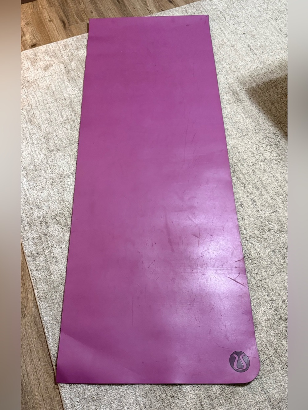 lululemon athletica Purple Exercise/Yoga Mat